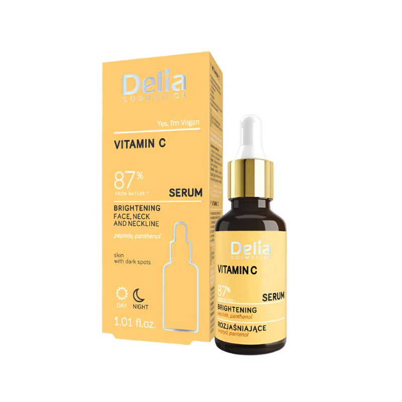 Delia Vitamin C 87% Face, Neck and Cleavage Brightening Serum