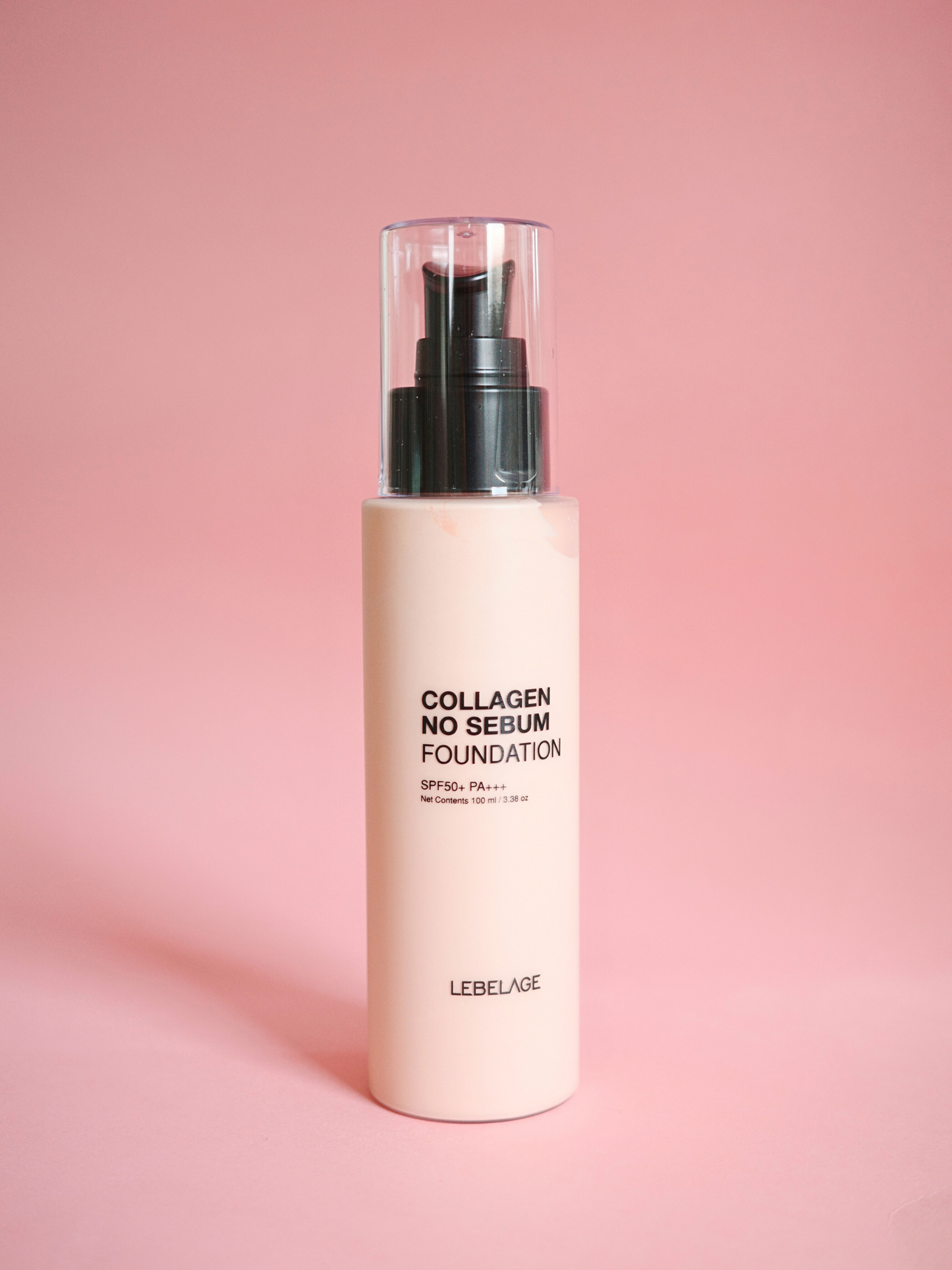LEBELAGE Collagen No Sebum Foundation # 13 Light Beige SPF50+/PA++++ 100 ml
