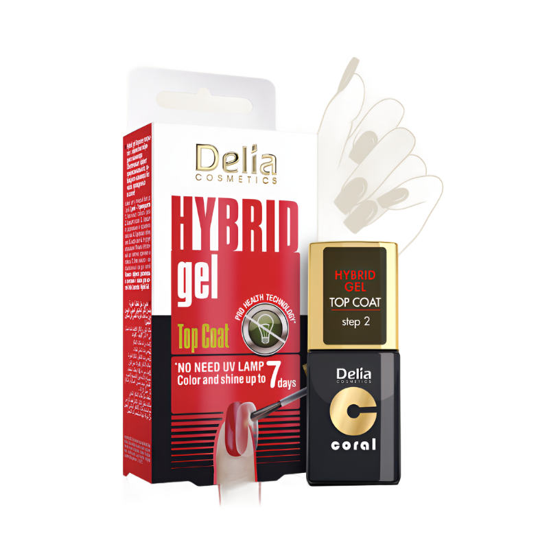 CORAL Top Coat - Hybrid Gel