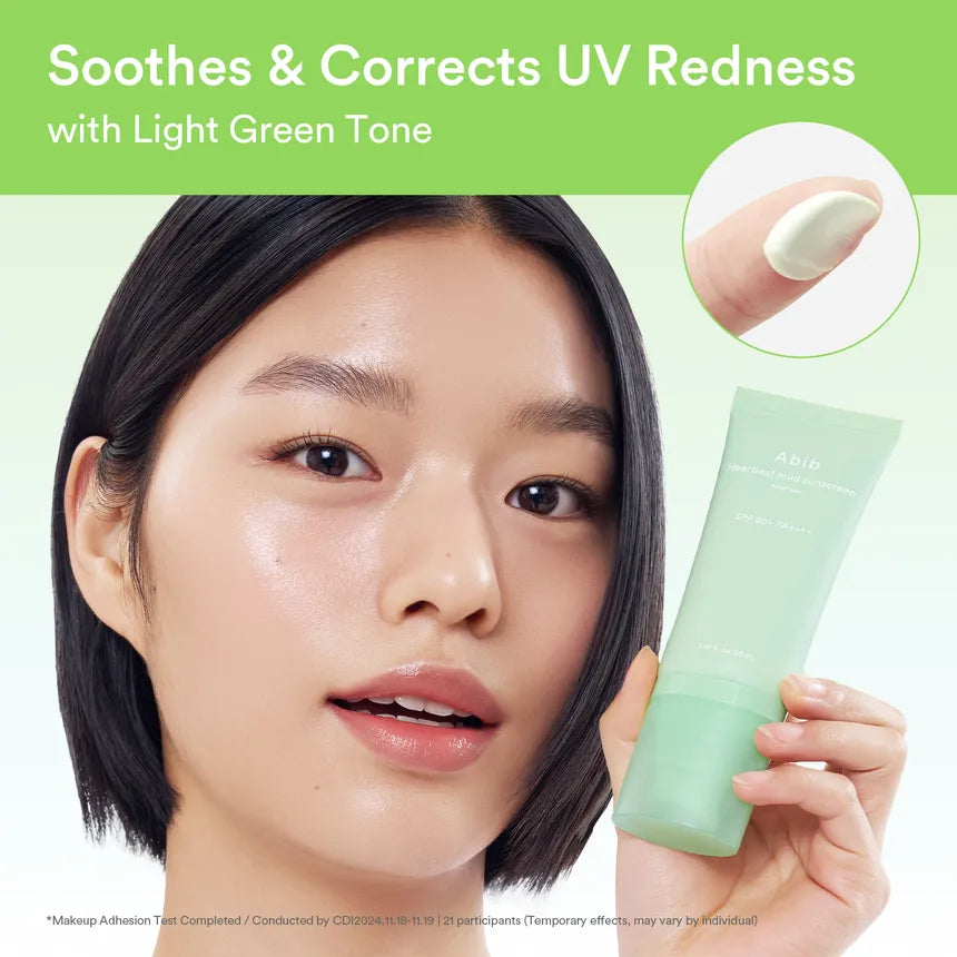 Abib Heartleaf Mild Sunscreen Relief Tube SPF50+ PA++++ (50ml)