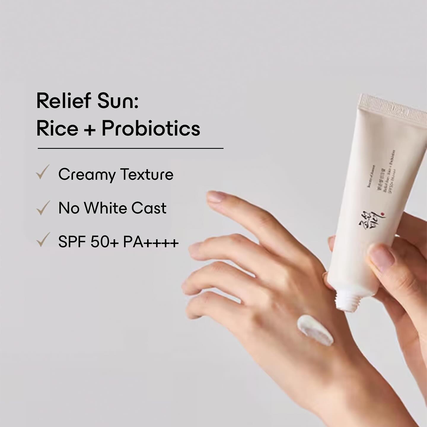 Beauty of Joseon Rice + Probiotics Relief Sun Screen 50ml