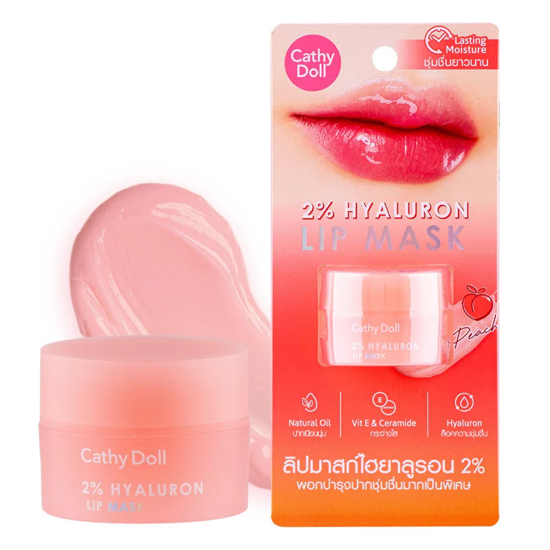 Cathy Doll Hyaluron Lip Mask 2% - Peach