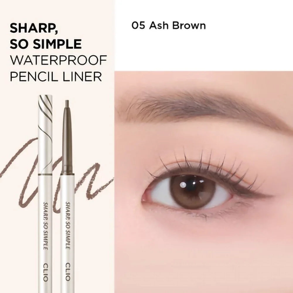 Clio Sharp So Simple Waterproof Pencil Liner #05 (Ash Brown)