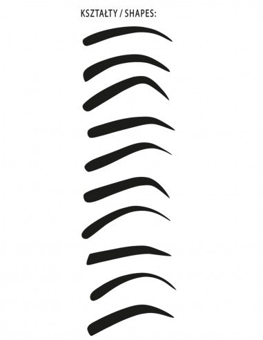 Eyebrow Stencils (10 Shapes to choose from)