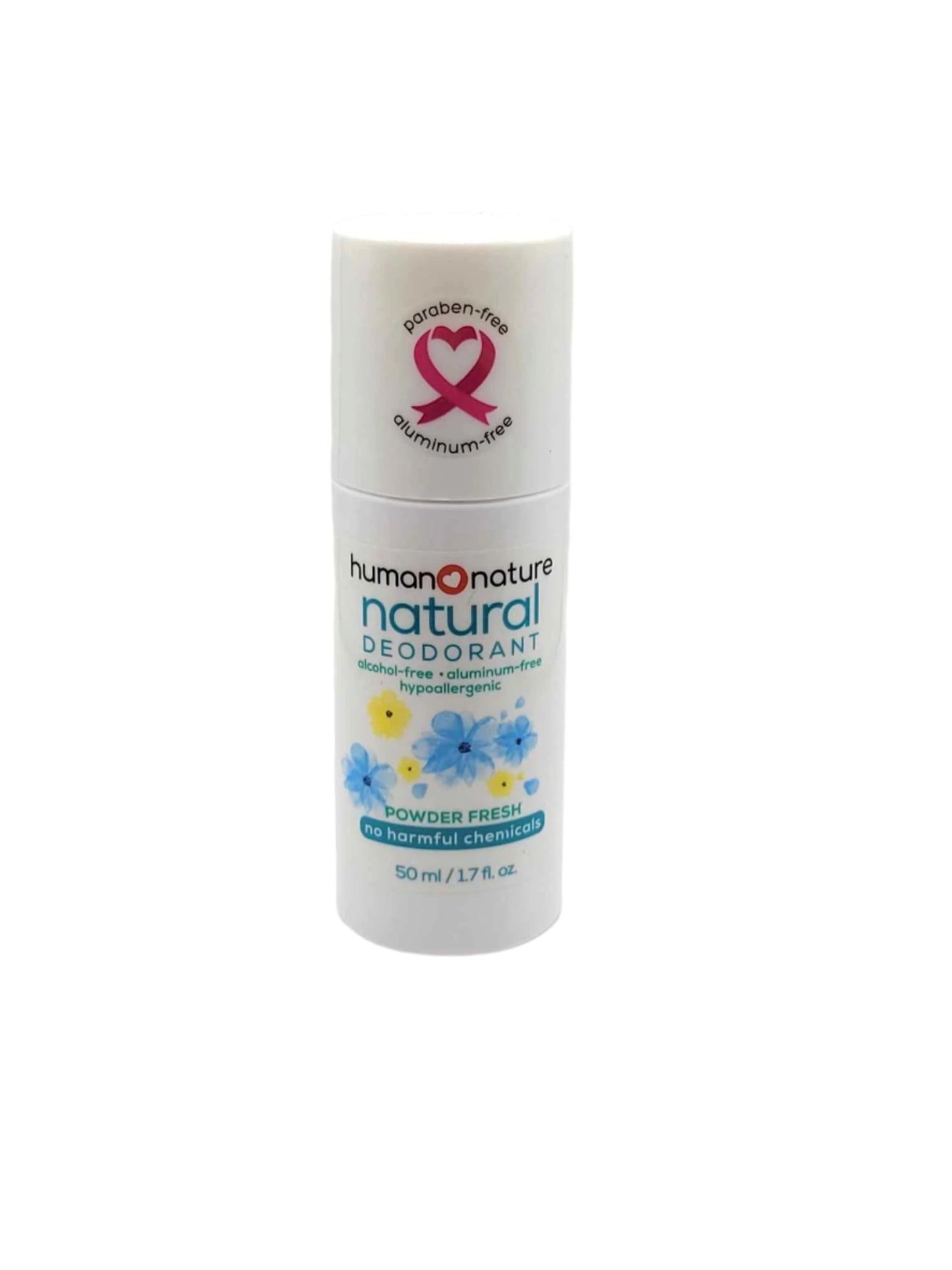 Natural Deodorant Roll-On 50ml - Powder Fresh