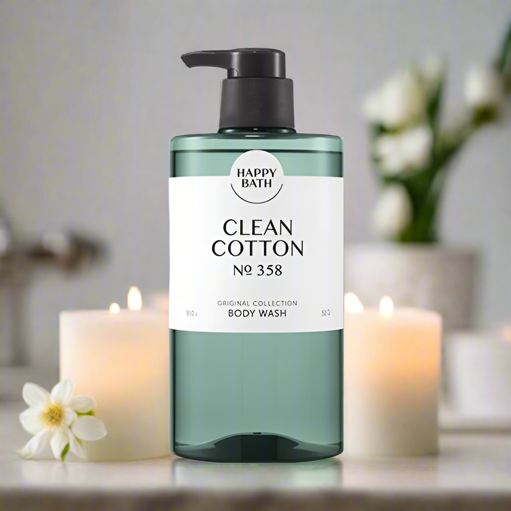 Happy Bath Original Collection Body Wash - #358 Clean Cotton