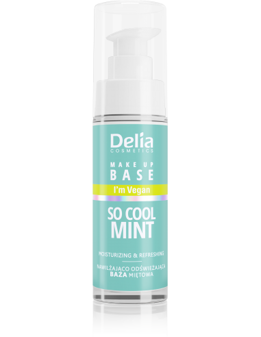 Delia I'm Vegan Make Up Base - Moisturizing and Refreshing So Cool Mint