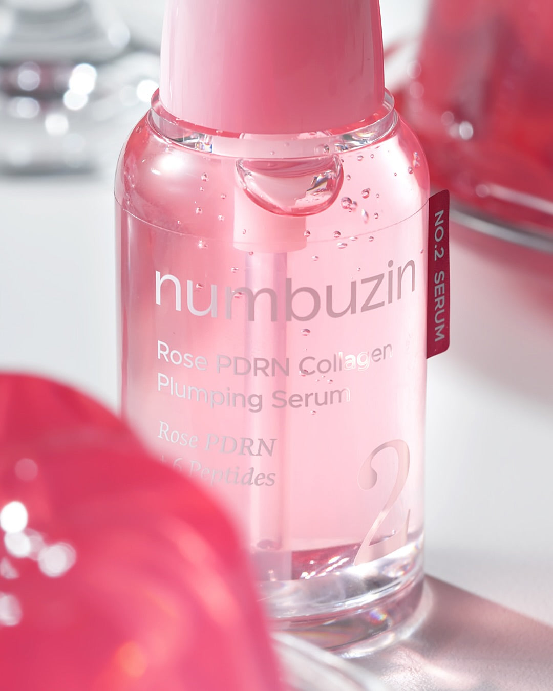 Numbuzin No.2 Rose PDRN Collagen 2X Plumping Serum 30ml