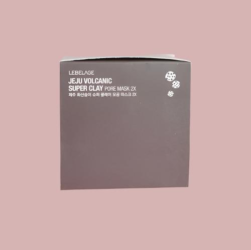 LEBELAGE Jeju Volcanic Super Clay Pore Mask 2X 120g