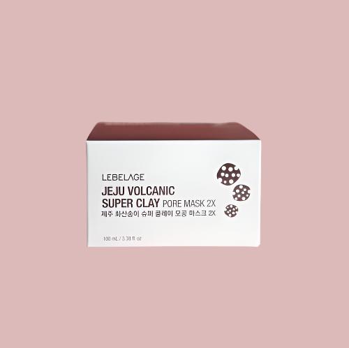 LEBELAGE Jeju Volcanic Super Clay Pore Mask 2X 120g