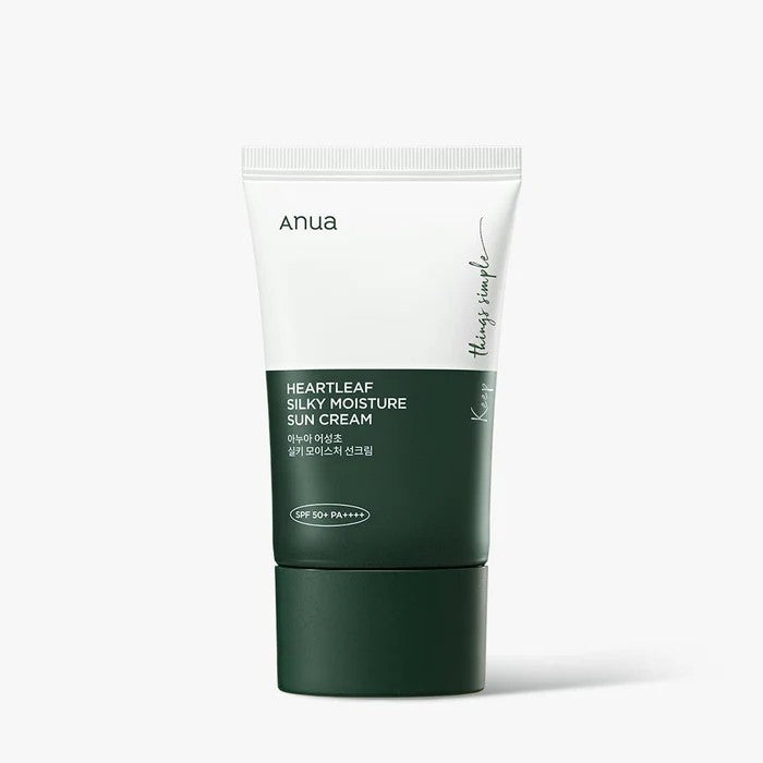 Anua Heartleaf Silky Moisture Sunscreen SPF50+ Broad Spectrum