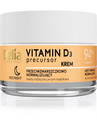 Delia Anti-Wrinkle Normalizing Cream Vitamin D3 Precursor - Night