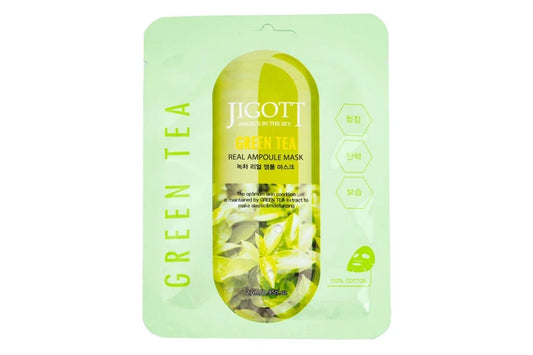 Jigott Real Ampoule Mask – Green Tea