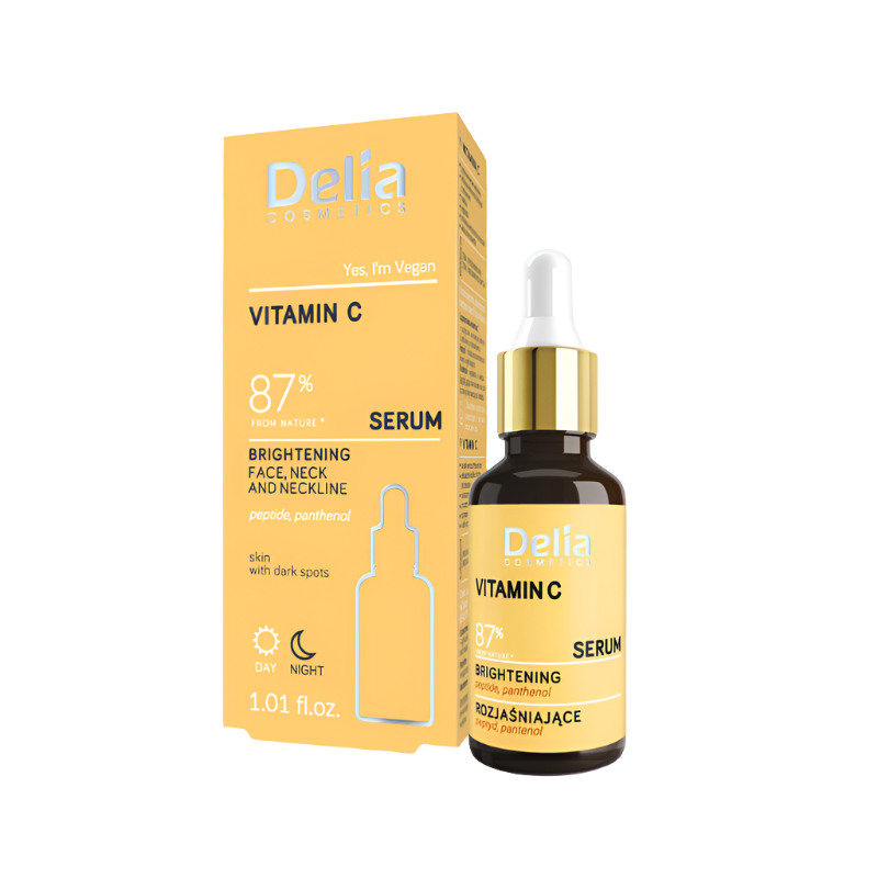 Delia Vitamin C 87%  Face, Neck and Cleavage Brightening Serum