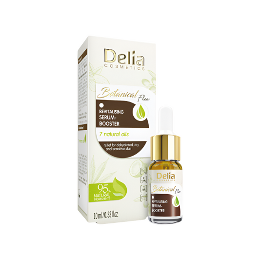 Delia Botanical Flow Revitalising Serum Booster 7 Natural Oils