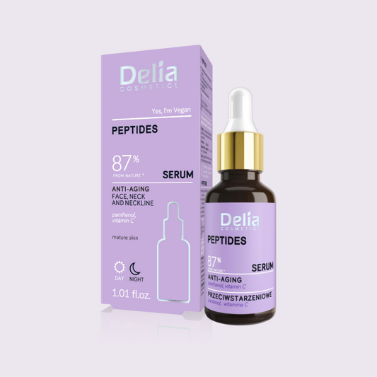 Delia PEPTIDES 87%  Face, Neck and Cleavage Anti-Aging Serum