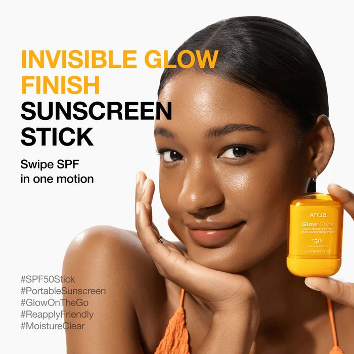 Anua Glow Stick Invisible Glow Finish Sunscreen Stick SPF 50 18g