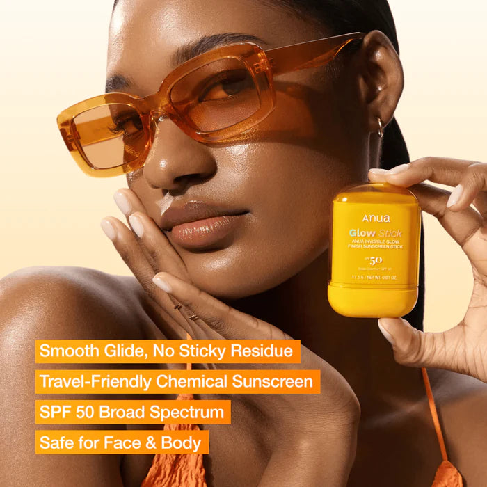 Anua Glow Stick Invisible Glow Finish Sunscreen Stick SPF 50 18g
