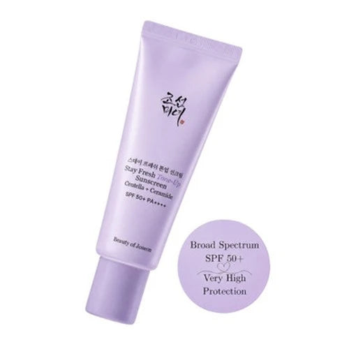 Beauty of Joseon Purple Stay Fresh Tone-Up Sunscreen Centella + Ceramide SPF50+ PA+++ 50ml