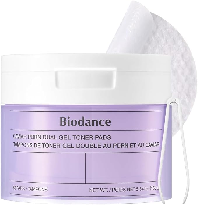 Biodance -Caviar PDRN Dual Gel Toner Pads 60 pcs 160g