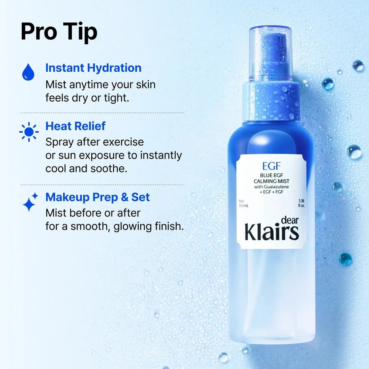 Dear Klairs Blue EGF Calming Mist 100ml