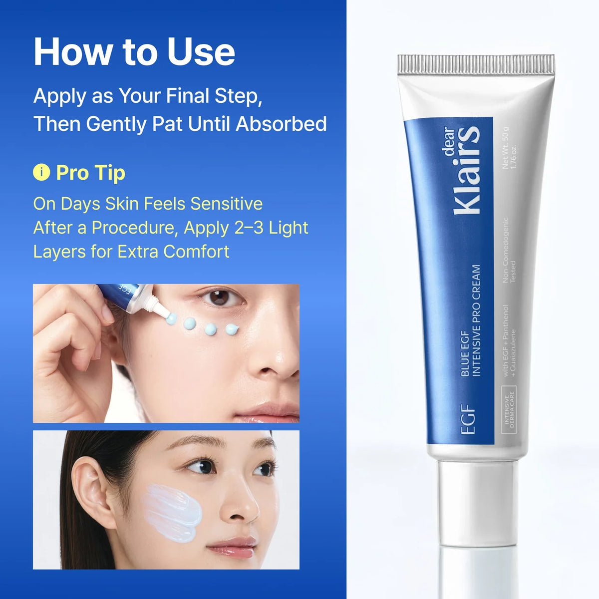 Dear Klairs Blue EGF Intensive Pro Cream 50g