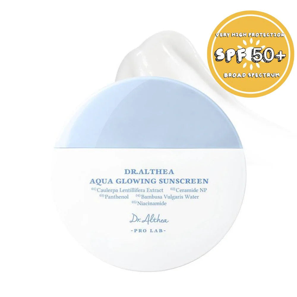 DR.ALTHEA AQUA GLOWING SUNSCREEN SPF50+ BROAD SPECTRUM 45ML
