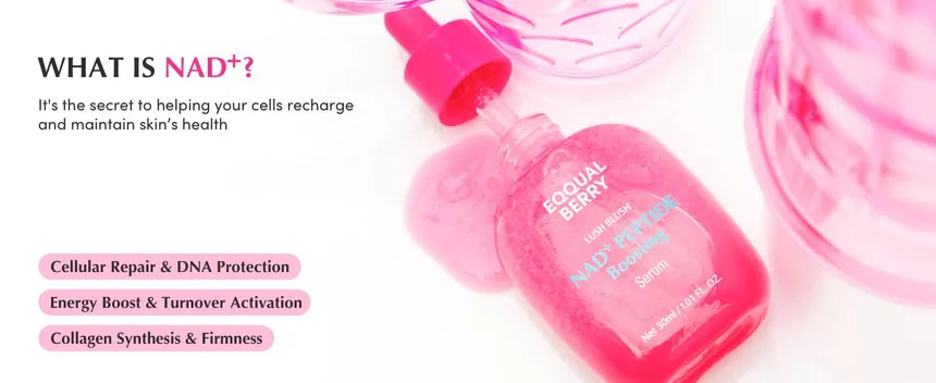 Eqqualberry - Lush Blush NAD + Peptide Boosting Serum 30ml