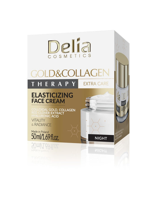 Gold & Collagen Therapy - Night Face Cream for Elasticity 50mL