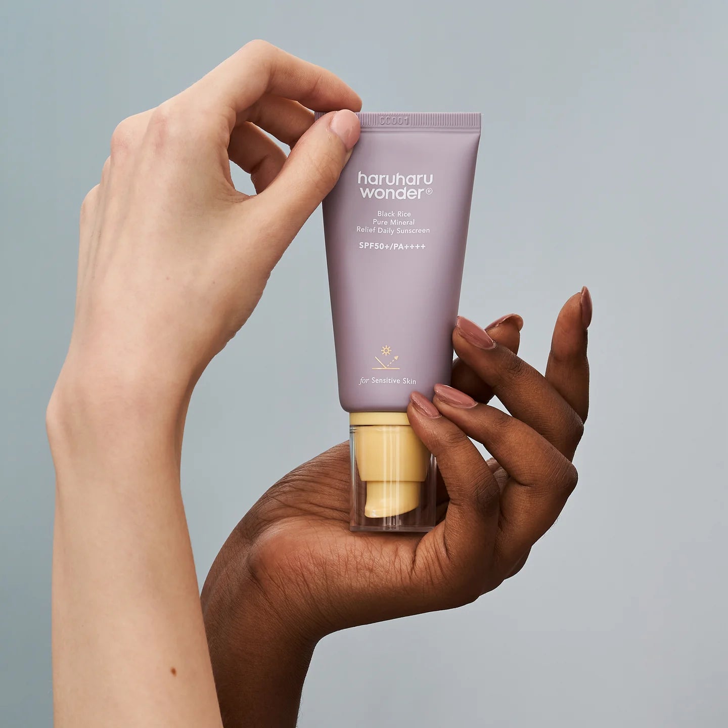 Haruharu Wonder Black Rice Moisture Pure Mineral Relief Sunscreen SPF50+ PA++++ Unscented 50ml