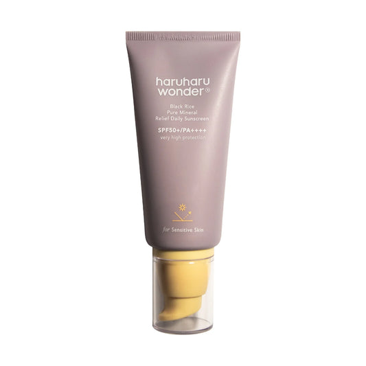 Haruharu Wonder Black Rice Moisture Pure Mineral Relief Sunscreen SPF50+ PA++++ Unscented 50ml