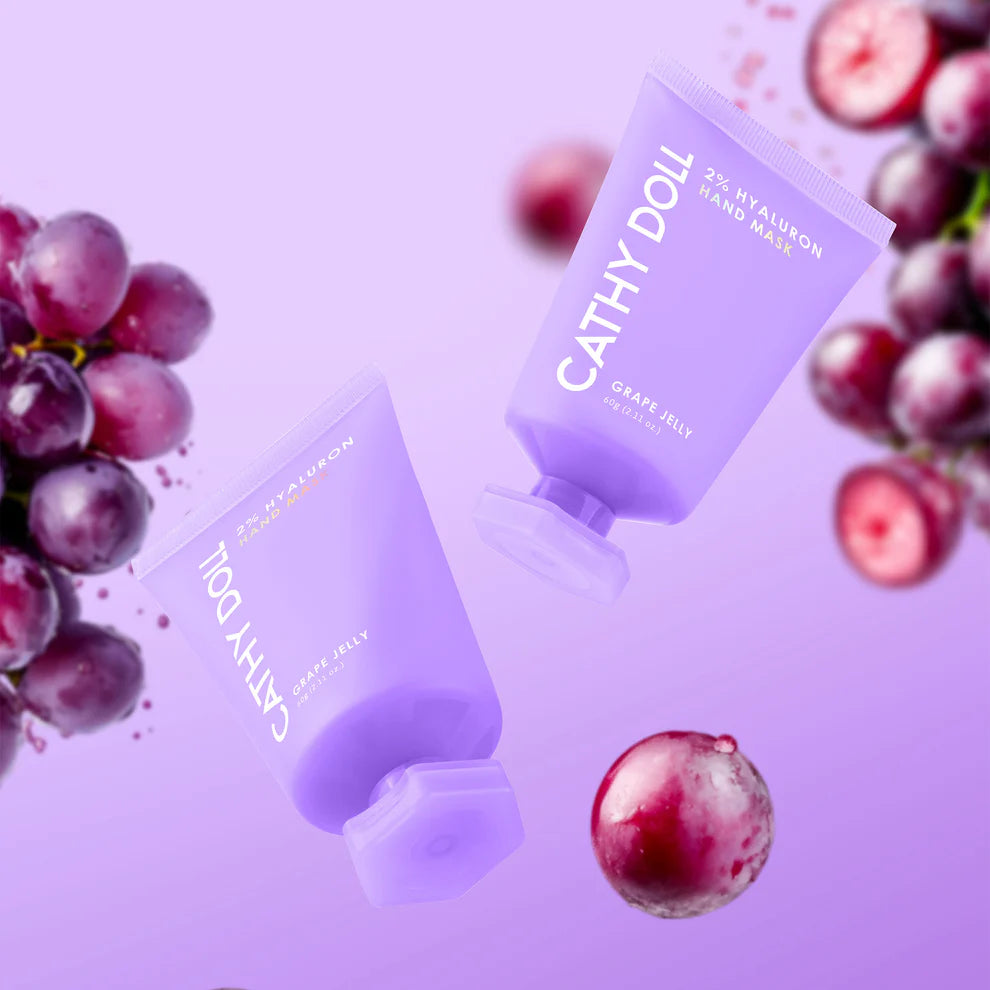 Cathy Doll 2% Hyaluronic Hand Mask - Grape Jelly 60g