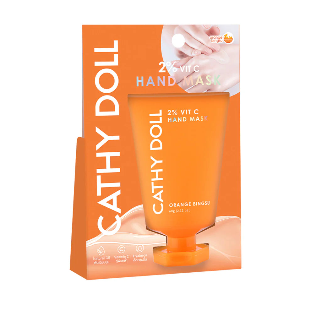 Cathy Doll 2% Hyaluronic Hand Mask - Orange Bingsu 60g