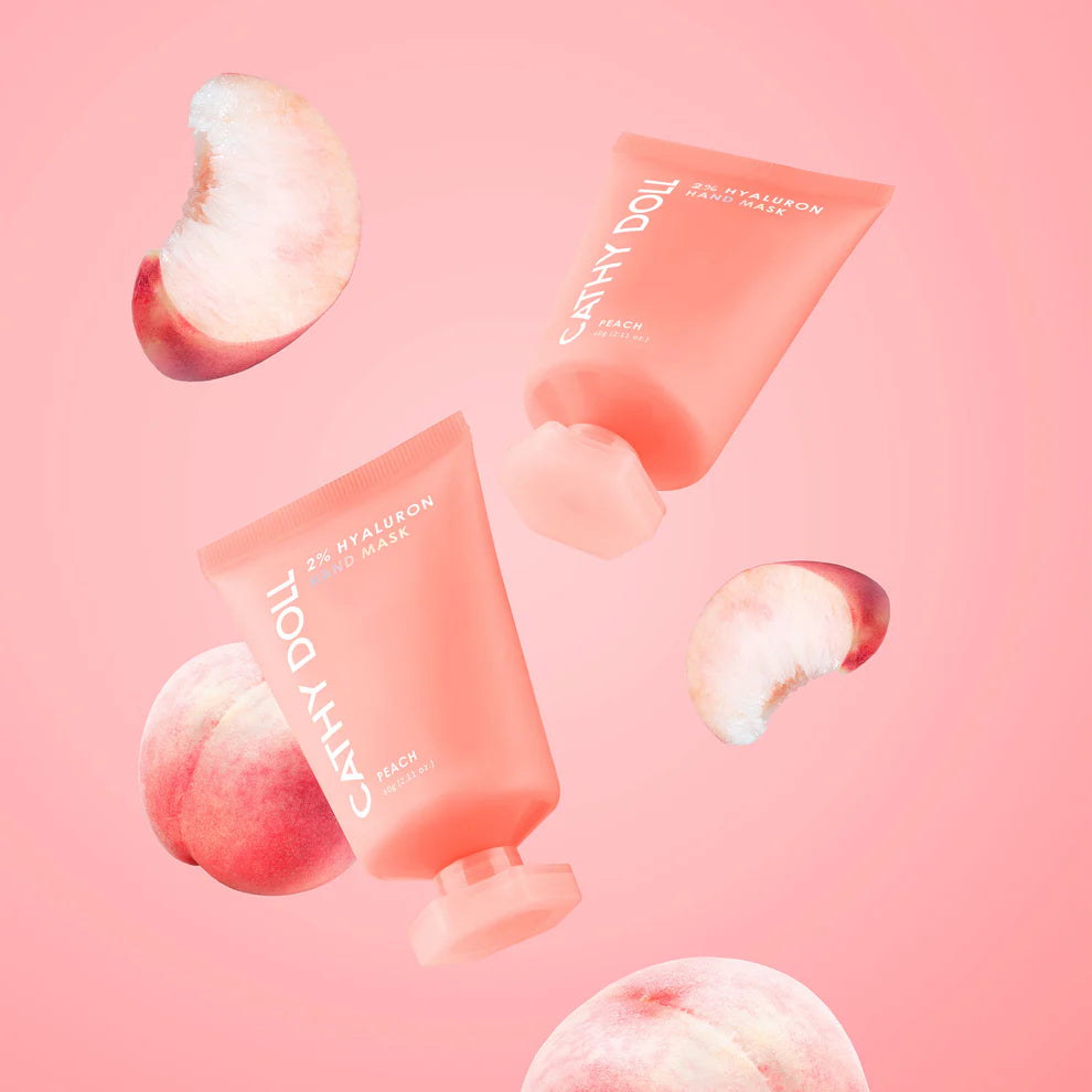 Cathy Doll 2% Hyaluronic Hand Mask - Peach 60g