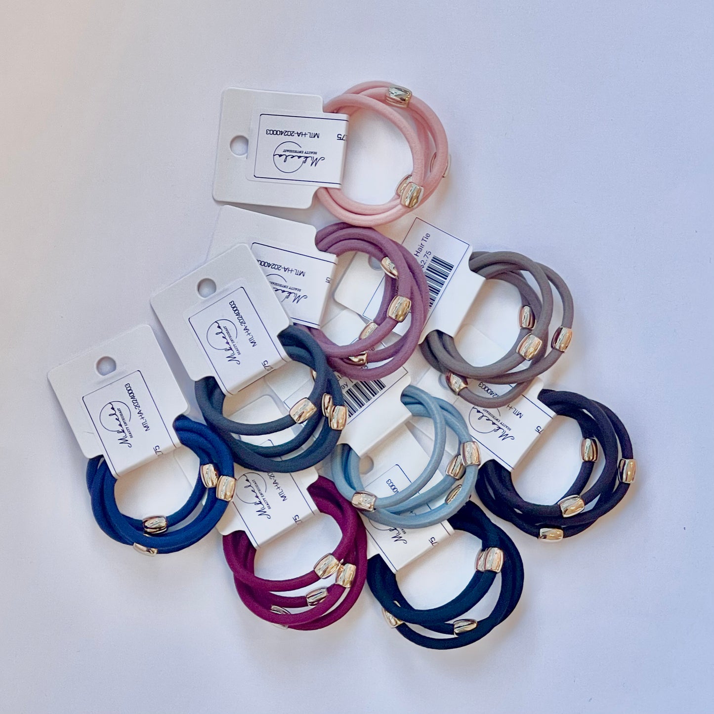 Plain Hair ties (random color/style)