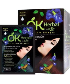 OK Herbal Hair Dye Shampoo - Red Brown  30 ml