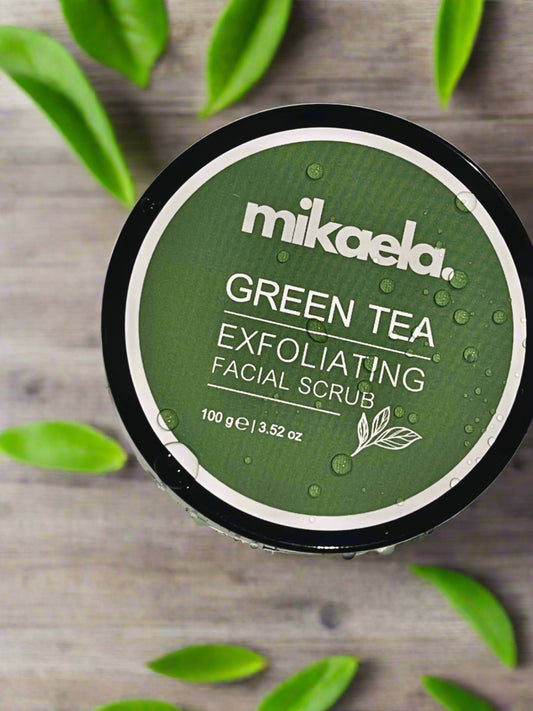 Mikaela Beauty - Green Tea Exfoliating Facial Scrub