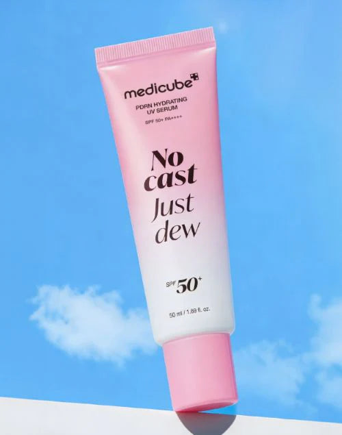 Medicube No Cast Just Dew PDRN Hydrating Sun Serum SPF50+ PA++++ 50ml