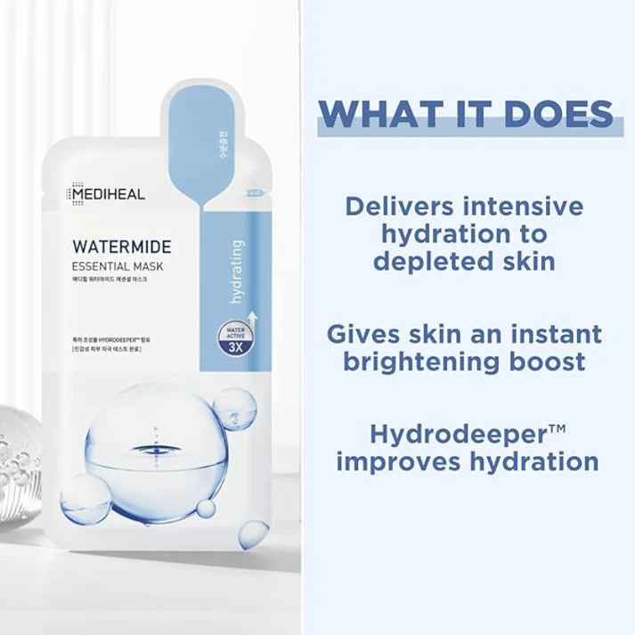 Mediheal Hyaluronate Watermide Essential Mask Sheet (1 Piece)