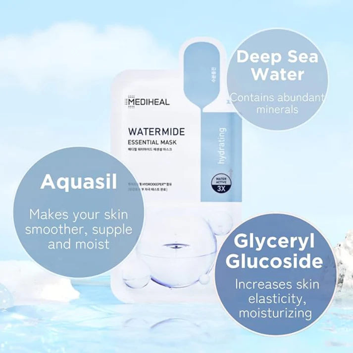 Mediheal Hyaluronate Watermide Essential Mask Sheet (1 Piece)
