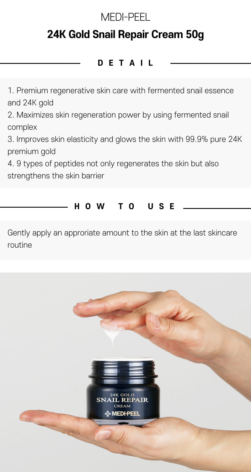 Medipeel 24K Gold Snail Repair Cream 50g
