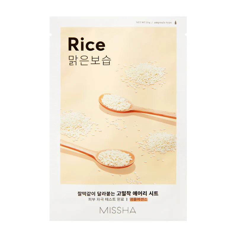 Missha Airy Fit Sheet Mask 20ml - Rice