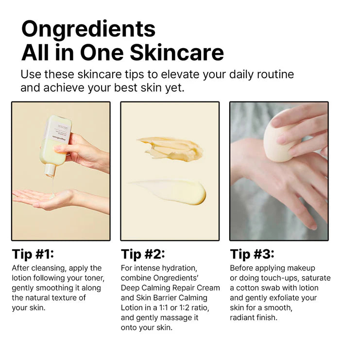 Ongredients - Skin Barrier Calming Lotion 220ml