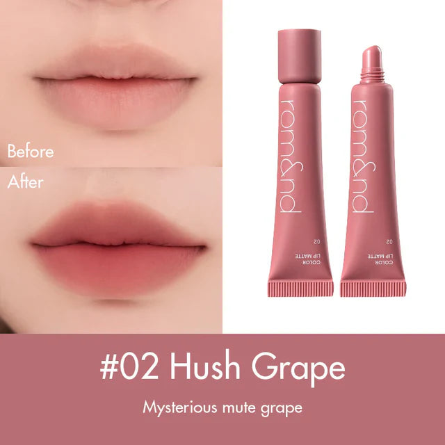 Rom&nd Color Lip Matte - #02 Hush Grape