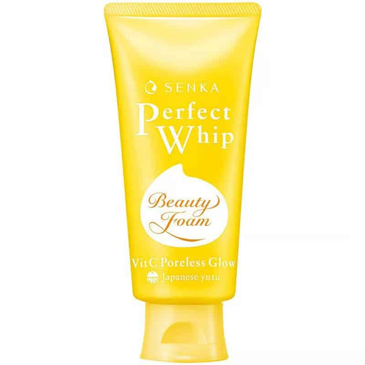 SHISEIDO – Senka Perfect Whip Yuzu Vit C Poreless Glow Face Wash 130g