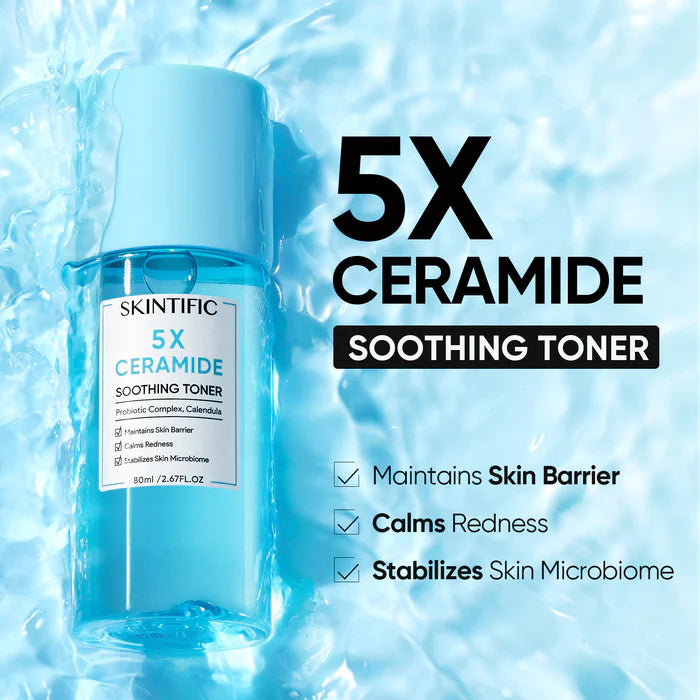 Skintific 5X Ceramide Soothing Skin Barrier Toner 80ml