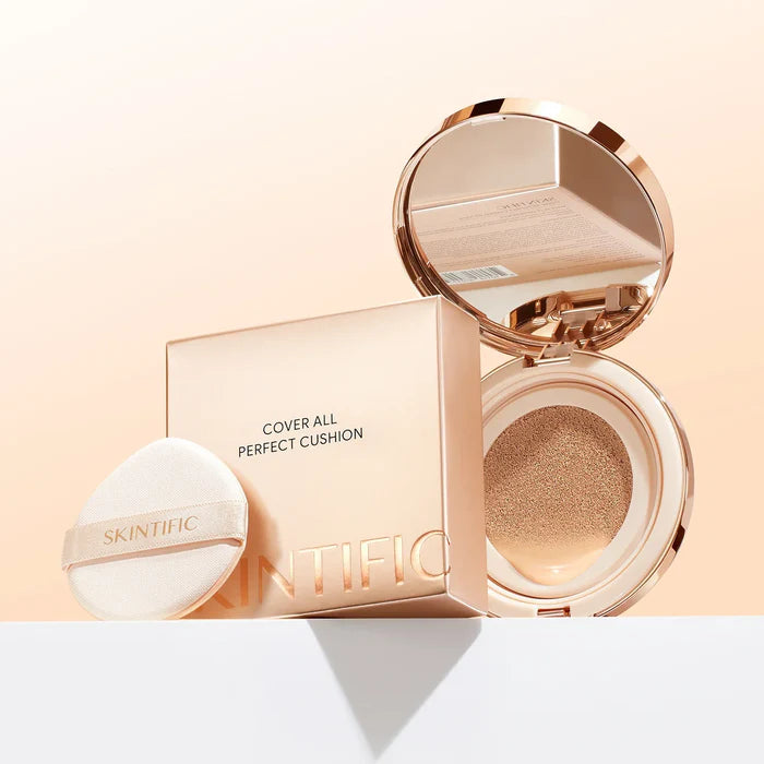 Skintific Cover All Perfect Cushion 12 Hours [03W Warm Almond]