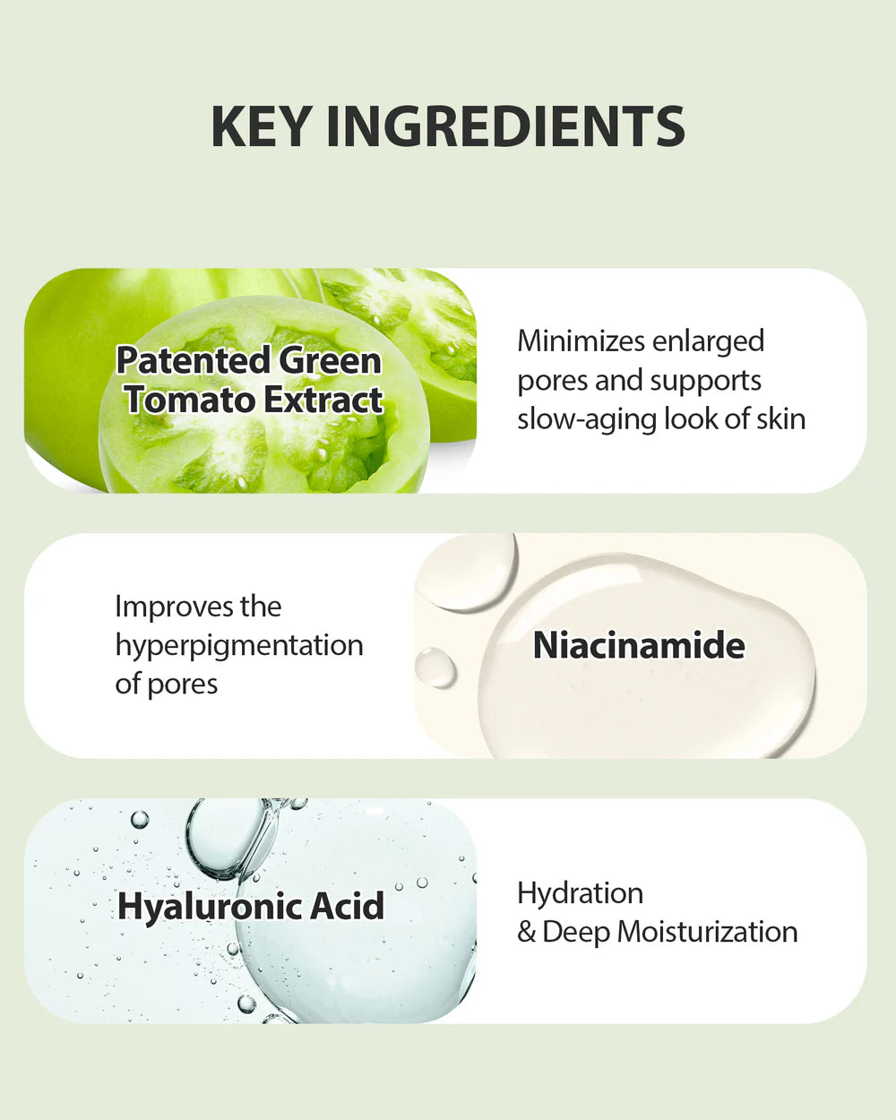 Sungboon Editor Green Tomato Pore Lifting Ampoule 40ml