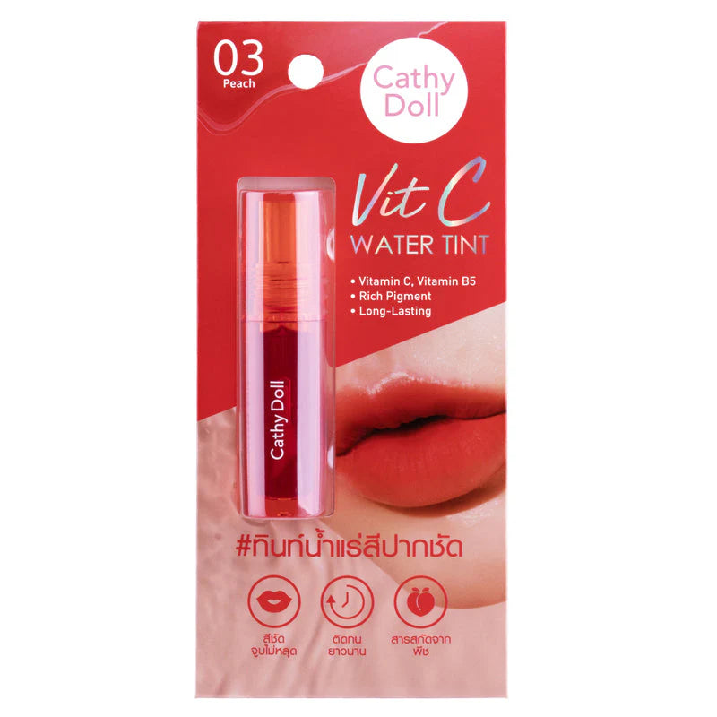 Cathy Doll Vit C Water Tint - #3 Peach