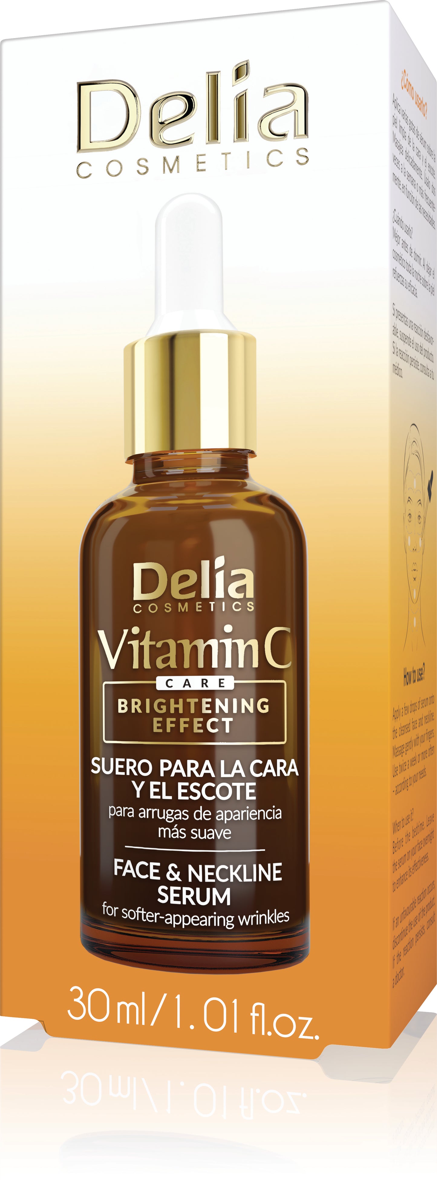 Delia Cosmetics Vitamin C - Serum Face & Neckline with Brightening Effect